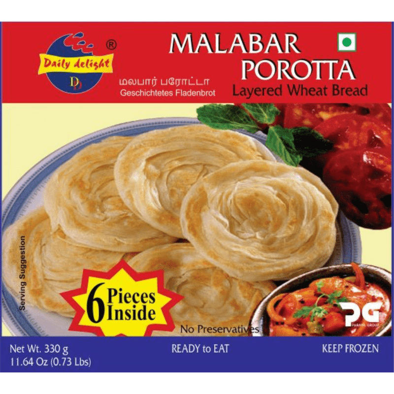 Daily delight Malabar Porotta 6 pieces