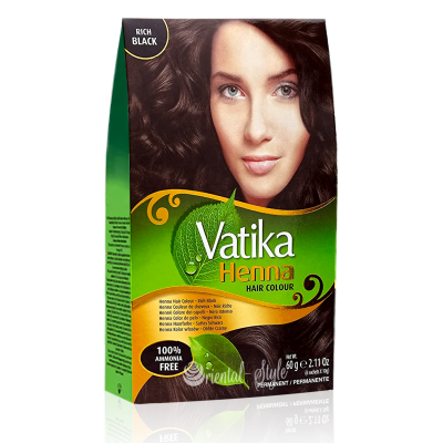 Dabur Vatika Henna Haarfarbe Rich Black